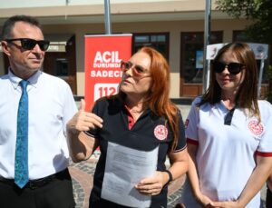 Edirne’de ilk yardım eğitimi verildi