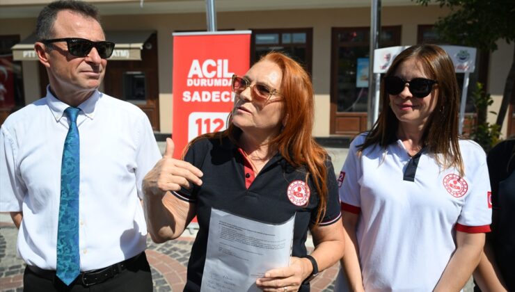 Edirne’de ilk yardım eğitimi verildi