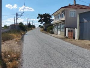 Edirne’de köy yollarında 11,5 kilometrelik sathi kaplama tamamlandı