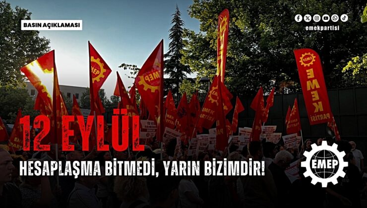 EMEP Genel Başkan Yardımcısı Tüzel: “Saray rejimi ülke ve halk üzerinde bir yüktür”