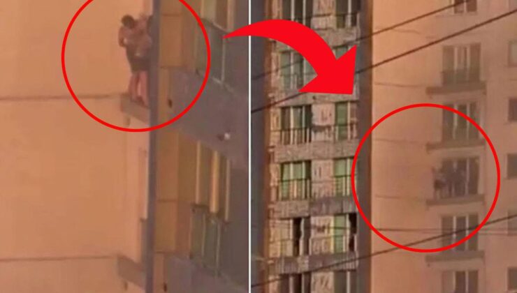 Esenyurt’ta sitede yangın paniği: Baba ve oğlu camın önüne çıkarak kurtarılmayı bekledi