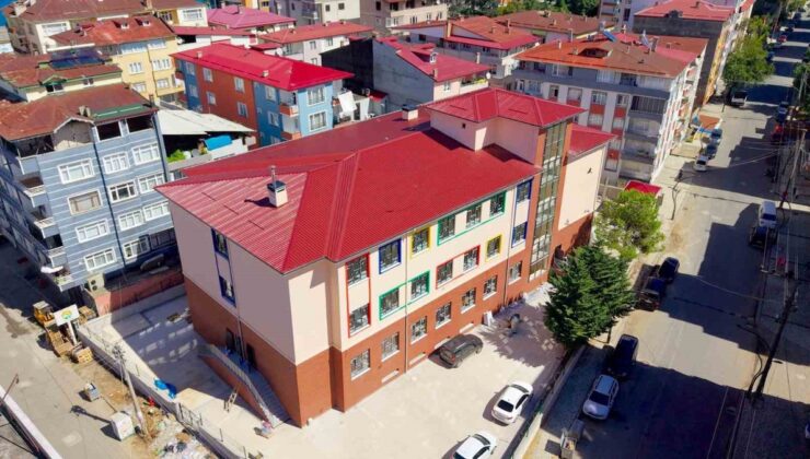 Giresun Bulancak’ta 12 derslikli Yunus Emre İlkokulu’nda son aşamaya gelindi