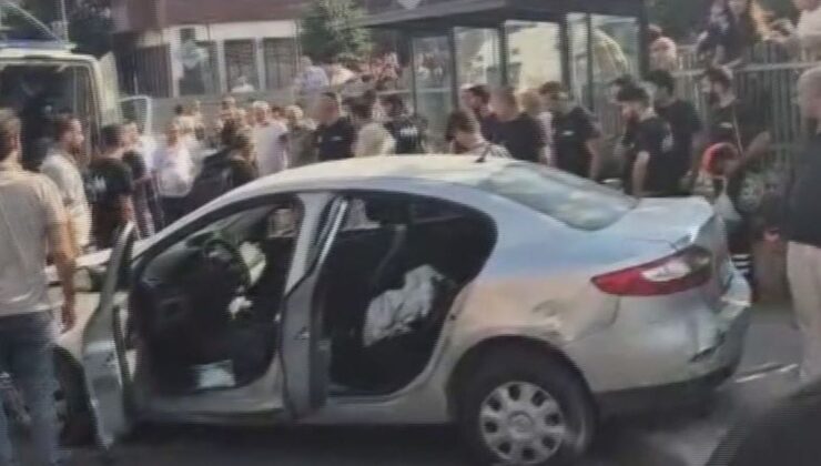 Güngören’de Otomobil Durağa Daldı: 4 Yaralı