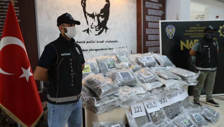Hamzabeyli’de Tırda 121 Kilo Skunk Ele Geçirildi