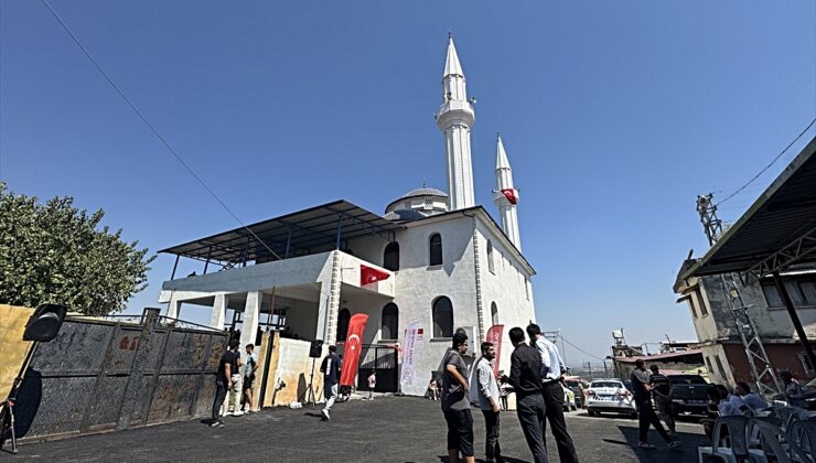 Hatay’da depremde yıkılan caminin yerine yenisi yapıldı