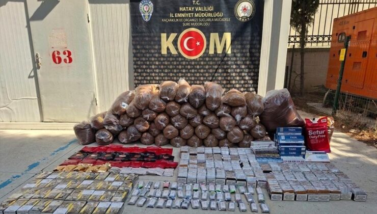 Hatay’da kaçakçılık operasyonlarında 7 şüpheli gözaltına alındı