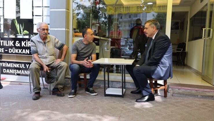 İçişleri Bakanı Çiftçi Ankara’da esnafı ziyaret etti