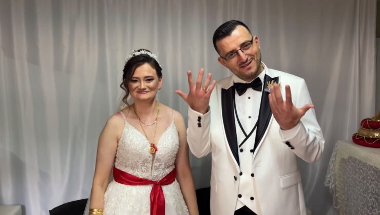 İşitme-konuşma engelli çift, Kırklareli Babaeski’de sosyal medyada tanışıp evlendi
