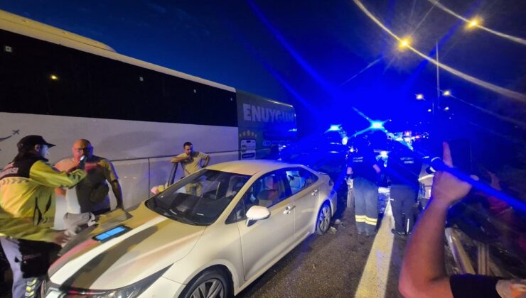 İstanbul-İzmir Otoyolu’nda zincirleme kaza: 11 yaralı