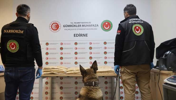 Kapıkule Sınır Kapısı’nda 50 kilogram uyuşturucu ele geçirildi