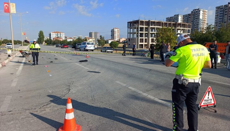 Karaman’da otomobil ile elektrikli bisiklet çarpıştı, liseli sürücü ağır yaralandı