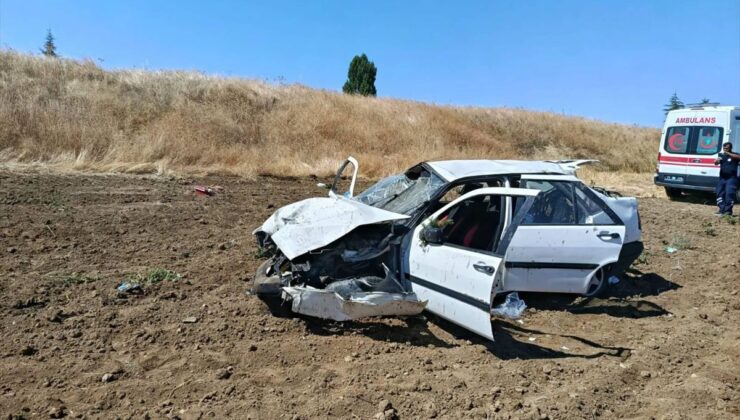 Keskin’de Otomobil Devrildi: 2 Yaralı
