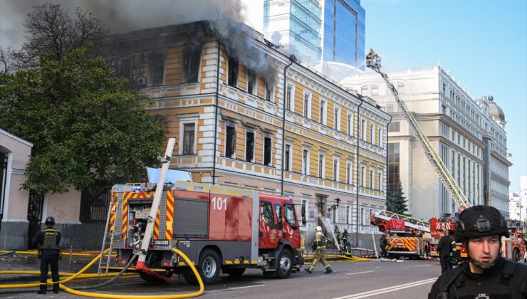 Kiev’de Bilimler Akademisi’ne Rus İHA saldırısında 1 kişi öldü, 4 kişi yaralandı