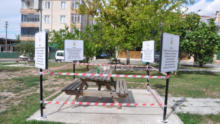 Kırklareli’nde çevresi kirletilen bank 7 gün kullanıma kapatıldı