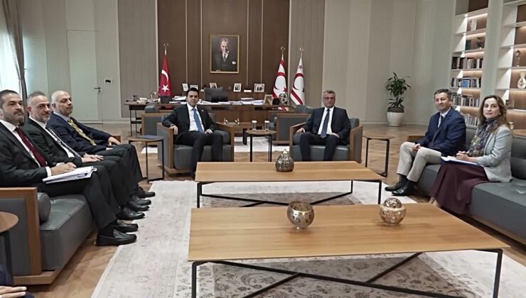 KKTC Cumhurbaşkanı Erhürman, TİKA heyetini ağırladı