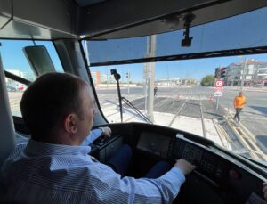 Konya’da Adliye-Şehir Hastanesi Tramvay Hattı Test Sürüşü Yapıldı