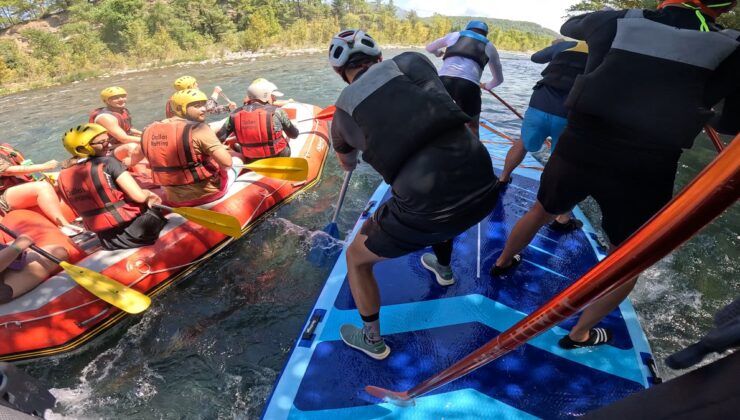 Köprülü Kanyon’da ilk Big SUP deneyimi