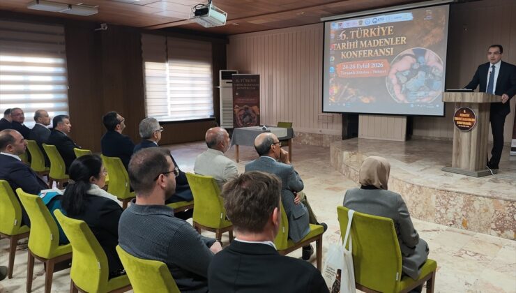 Kütahya Tavşanlı’da 6. Türkiye Tarihi Madenler Konferansı’na 33 akademisyen katıldı