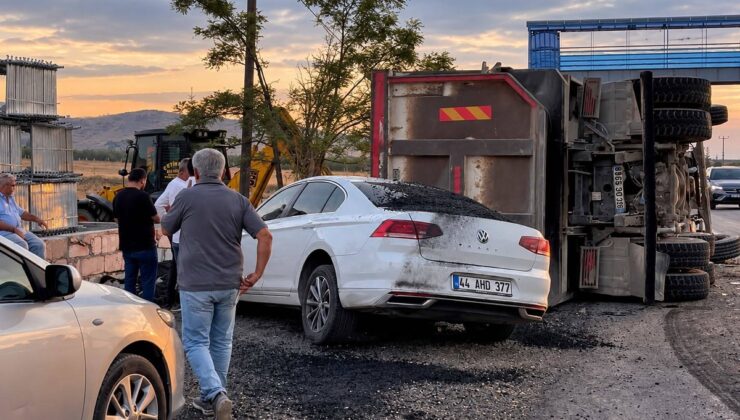Malatya’da kamyonun çarptığı yaya ağır yaralandı