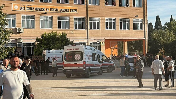 Manisa Turgutlu’da lise yakınında av tüfeğiyle açılan ateşte 11 öğrenci yaralandı