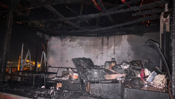 Marmara’da Ev Yangını Söndürüldü