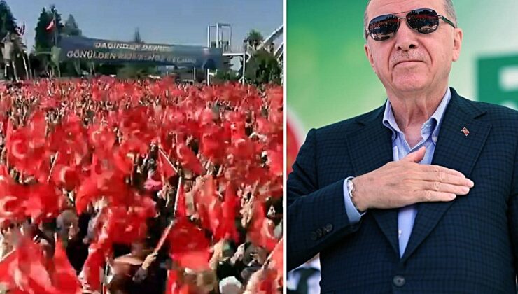 Memleketinde Cumhurbaşkanı Erdoğan’ı mest eden görüntü