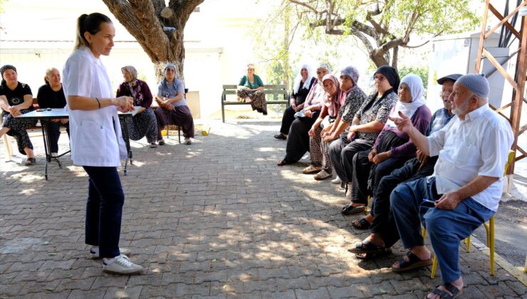 Mersin Toroslar’da sağlık personeli şeker tüketimine karşı bilgilendirip ölçüm yaptı