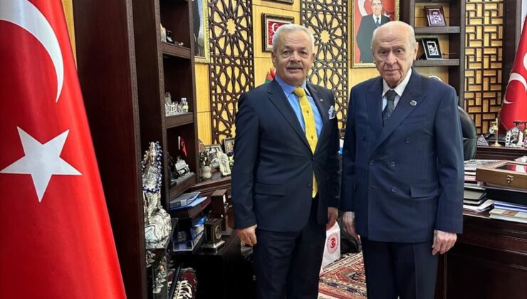MHP Kırklareli İl Başkanı Savaşan, MHP Genel Başkanı Bahçeli’yi ziyaret etti