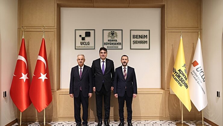 Milli Savunma Bakan Yardımcısı Heybet, Konya Büyükşehir Belediyesi’nde ağırlandı