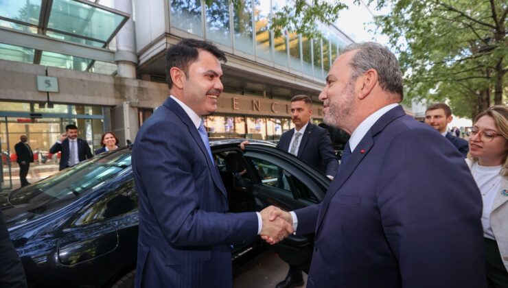 Murat Kurum, Fransa Kalkınma Ajansı CEO’su Lecourtier ile görüştü