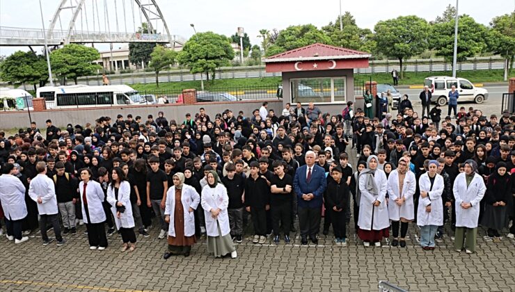 Of Milli Eğitim Müdürü Kabahasanoğlu, Ali Yeşilyurt İHO’da öğrencilere başarı diledi
