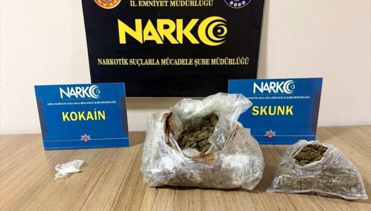 Ordu’da uyuşturucu operasyonu: 2 tutuklama