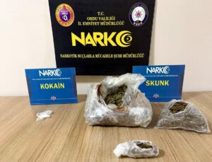 Ordu’da uyuşturucu operasyonunda 2 şüpheli tutuklandı