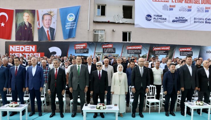 Sakarya’da 718 bağımsız bölümde “mahalle bazlı kentsel dönüşüm” başladı