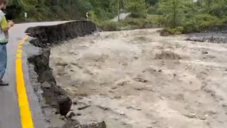 Sakarya’da dere taştı; su baskınları yaşandı
