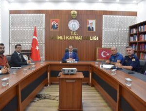 Salihli’de üniversite güvenliği toplantısı Kaymakam Güldoğan başkanlığında yapıldı