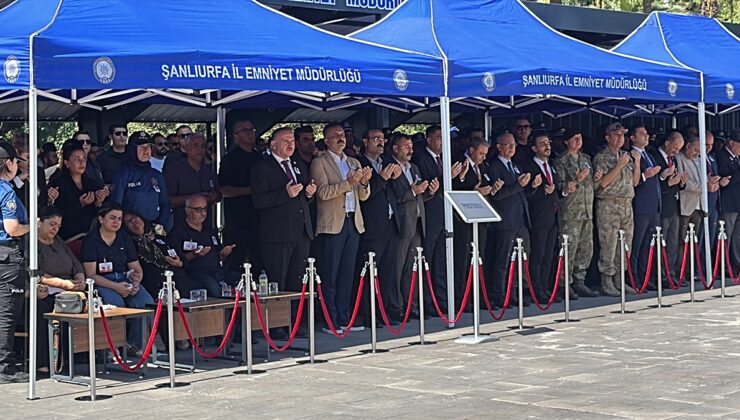 Şanlıurfa’da hayatını kaybeden polis memuru Özbal’ın cenazesi memleketine uğurlandı