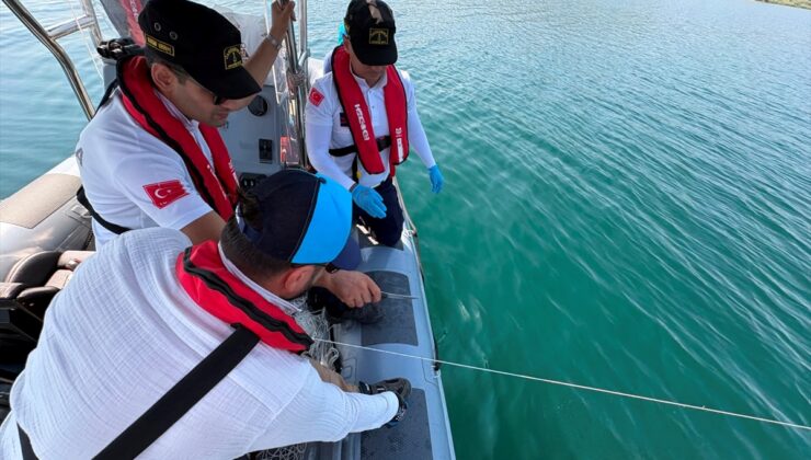 Sapanca Gölü’nde 500 metre paraketa ele geçirildi