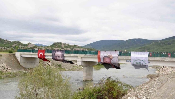 Sinop Durağan’da DSİ’nin taşkın projesinde Hacıoğlan-Yeşilkent Köprüsü açıldı