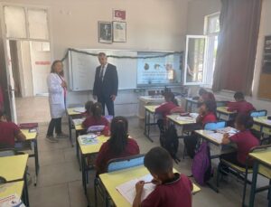 Söke İlçe Milli Eğitim Müdürü Uğurlu, Çavdar İlk ve Ortaokulu’nu ziyaret etti
