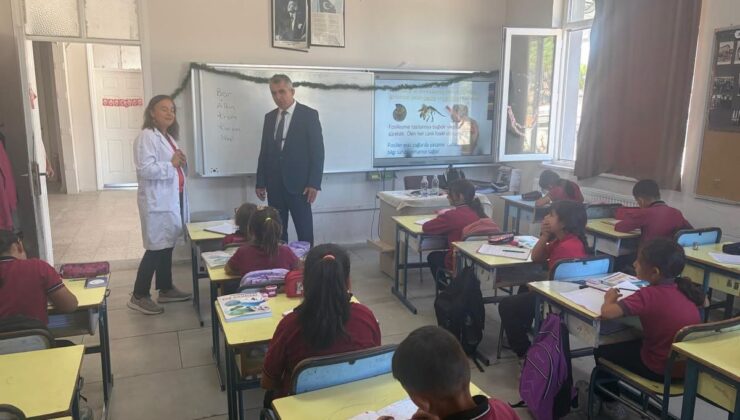Söke İlçe Milli Eğitim Müdürü Uğurlu, Çavdar İlk ve Ortaokulu’nu ziyaret etti