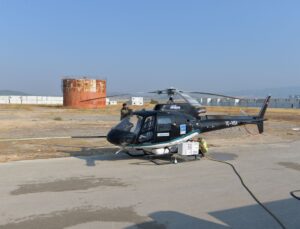 TEİAŞ’tan kesintisiz canlı bakım: Helikopterle izolatör temizliği