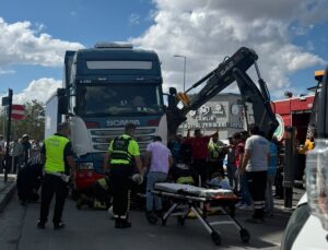 Tekirdağ’da tırın çarptığı kadın ağır yaralandı