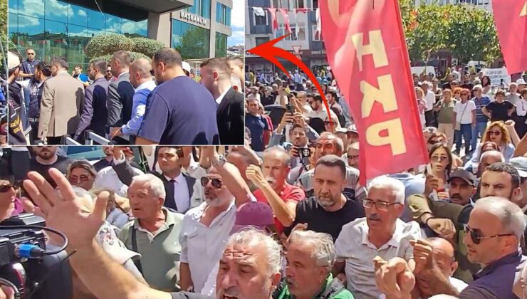 Üsküdar’da gergin dakikalar! Seçim bitti, AK Partililer belediye binasına koştu