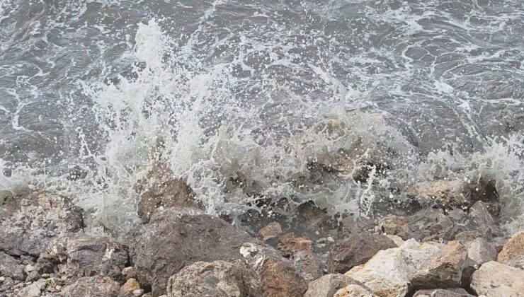 Van’da şiddetli rüzgar Van Gölü’nü dalgalandırdı, uçaklar ikinci denemede piste indi.