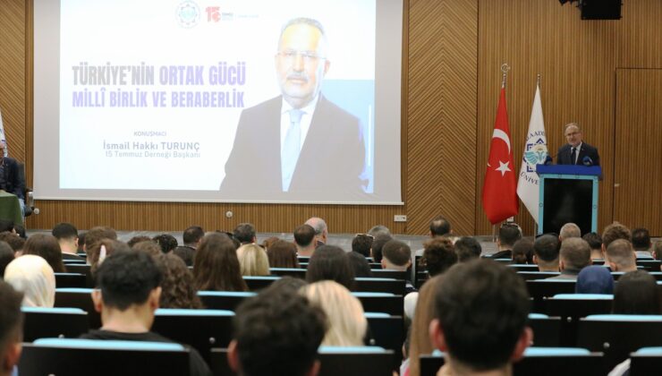 15 Temmuz Derneği Başkanı Turunç, ALKÜ’de konuştu: