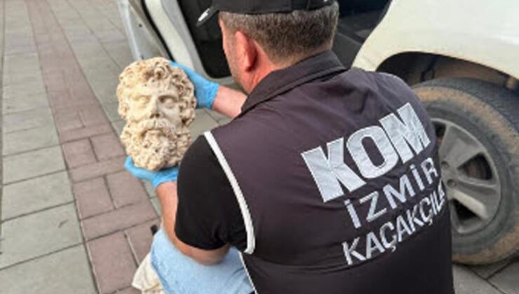 2 bin yıllık tarihi eser polis operasyonuyla gün yüzüne çıktı! 3 gözaltı