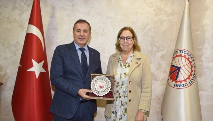 4. Avrupa Sinema Günleri’ne gelen İsveçli diplomat KTÜ ve TTSO’da temaslarda bulundu