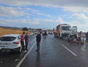 Adıyaman Gölbaşı’nda 4 araçlı zincirleme kazada 7 kişi yaralandı