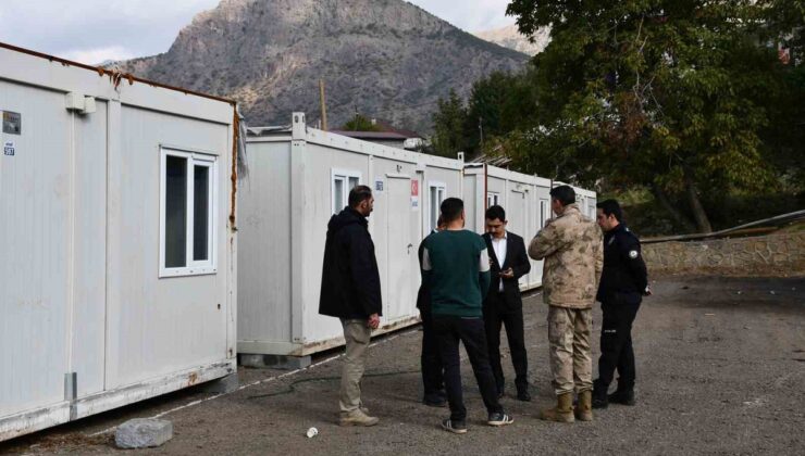 AFAD Beytüşşebap’ta selzedeler için 30 ailelik konteyner kent kurdu